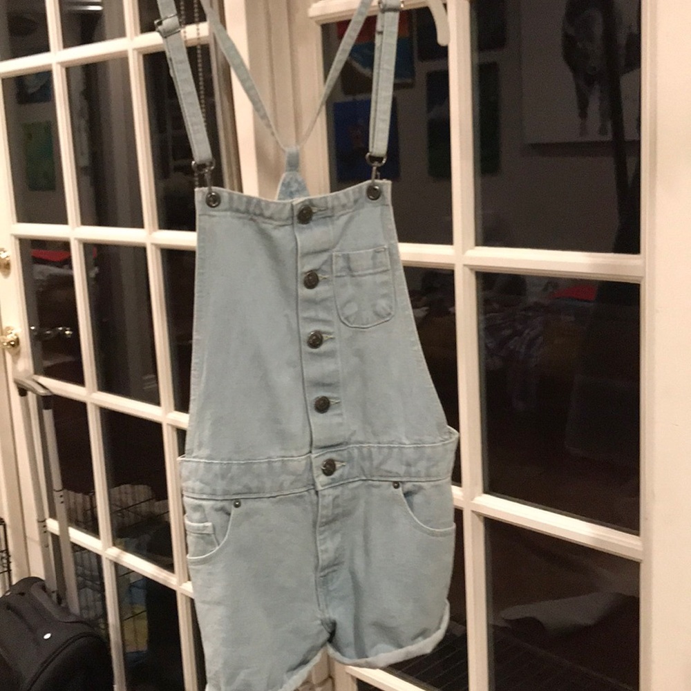 Denim overalls